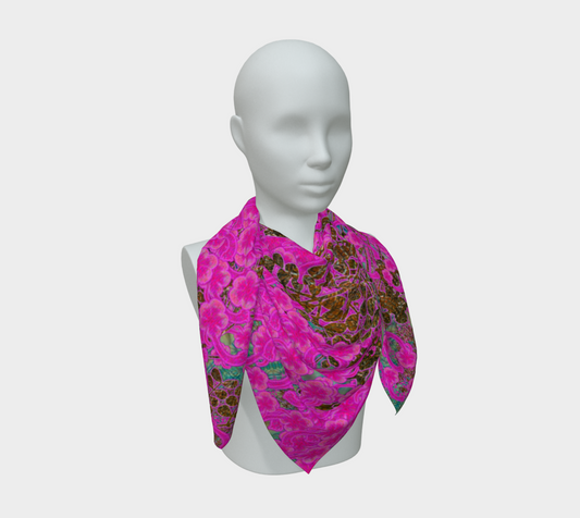 Silk Art Scarf (Vitta Serica Artis)(WindSong Flower) RJSTH@Fabric#9 RJSTHS2026 RJS