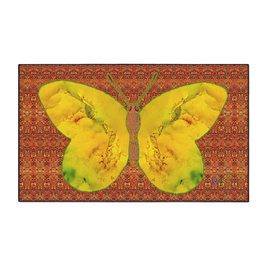 Heavy Duty Floor Mat (Butterfly Glade Denizen & Samhain Dream Thaw 15 & Orange Logo@Alchemic) RJSTH@Fabric#1_9 of 15 RJSTHw2025 RJS