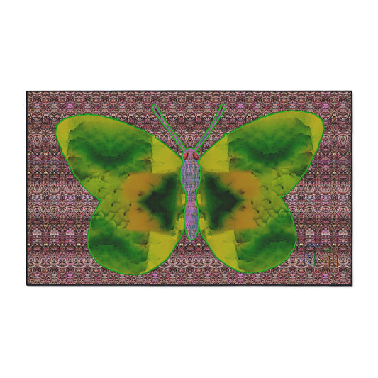 Heavy Duty Floor Mat (Butterfly Glade Denizen & Samhain Dream Thaw 14 & Purple Logo@Alchemic) RJSTH@Fabric#5_6 of 18 RJSTHw2025 RJS