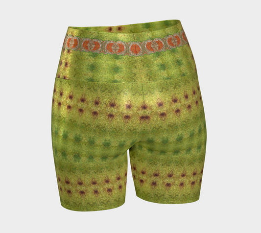 Glitter Yoga Shorts (Muliebris/Virilis)(Ouroboros Smith Butterfly) RJSTH@Fabric#2 RJSTHs2024 RJS