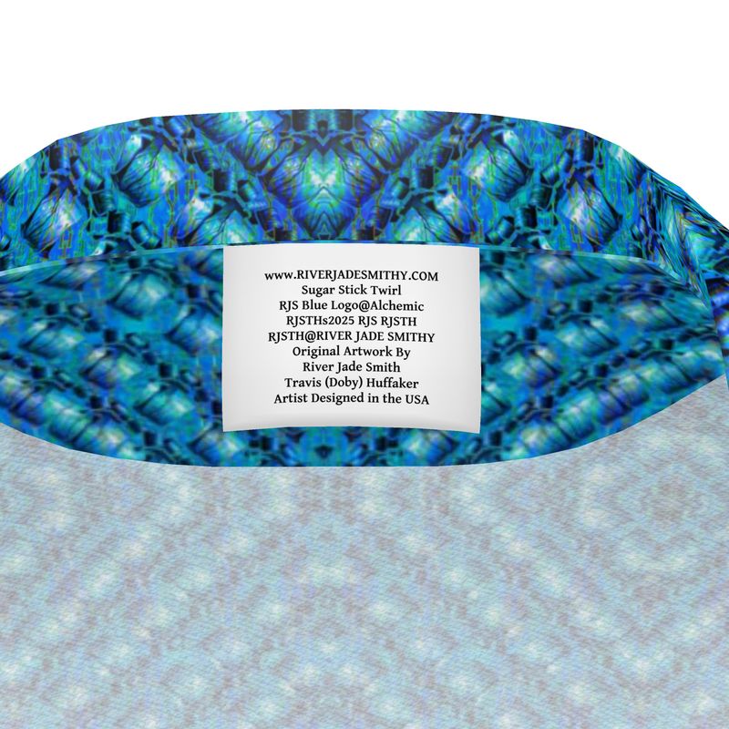 Luxury Pajama Shirt (His/Virilis)(Sugar Stick Twirl (Elder Gift) Blue Logo@Alchemic) RJSTHs2025 RJS