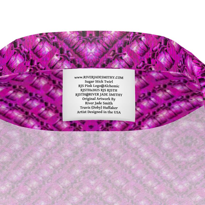 Luxury Pajama Shirt (His/Virilis)(Sugar Stick Twirl (Elder Gift) Pink Logo@Alchemic) RJSTHs2025 RJS