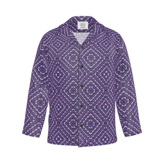 Luxury Pajama Shirt (His/Virilis)(Sugar Stick Twirl (Elder Gift) Purple Logo@Alchemic) RJSTHs2025 RJS