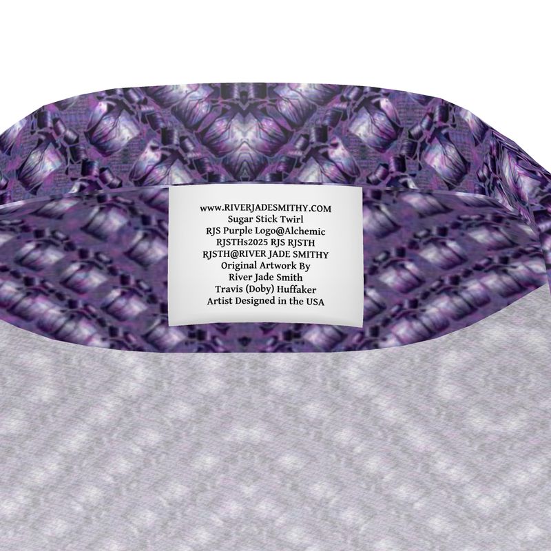 Luxury Pajama Shirt (His/Virilis)(Sugar Stick Twirl (Elder Gift) Purple Logo@Alchemic) RJSTHs2025 RJS