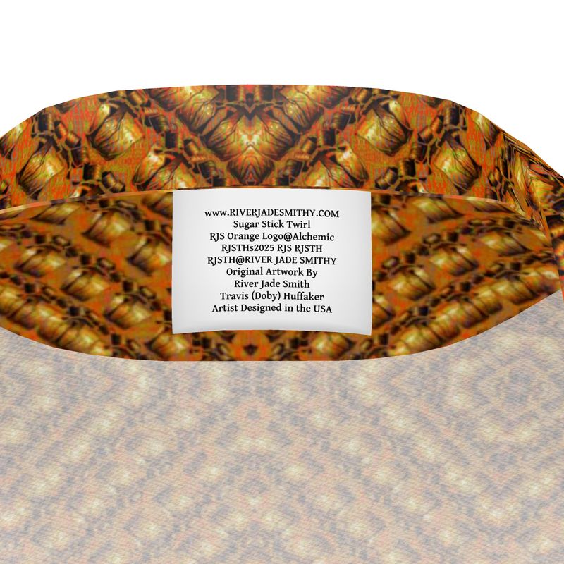 Luxury Pajama Shirt (His/Virilis)(Sugar Stick Twirl (Elder Gift) Orange Logo@Alchemic) RJSTHs2025 RJS