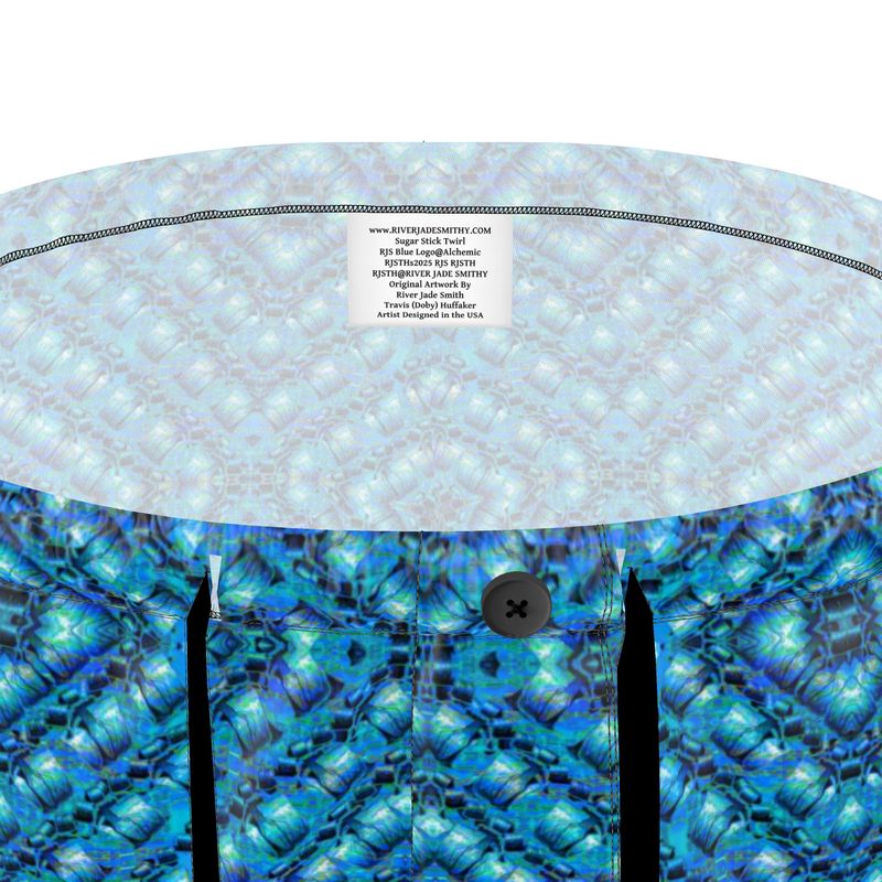 Luxury Pajama Shorts (His/Virilis)(Sugar Stick Twirl (Elder Gift) Blue Logo@Alchemic) RJSTHs2025 RJS