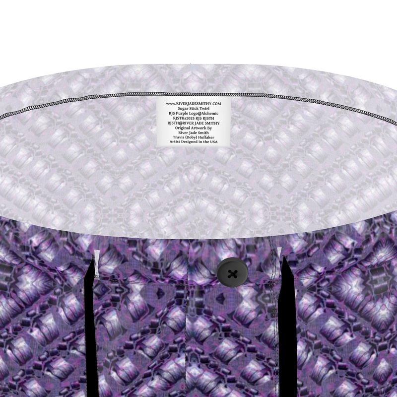 Luxury Pajama Shorts (His/Virilis)(Sugar Stick Twirl (Elder Gift) Purple Logo@Alchemic) RJSTHs2025 RJS