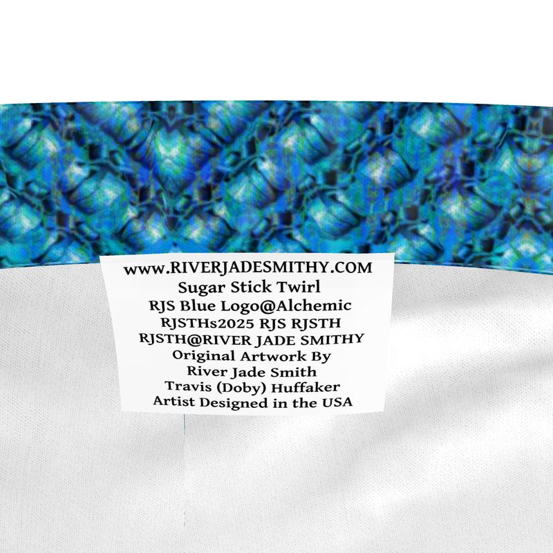 Luxury Pajama Shorts (Her/Muliebris)(Sugar Stick Twirl (Elder Gift) Blue Logo@Alchemic) RJSTHs2025 RJS