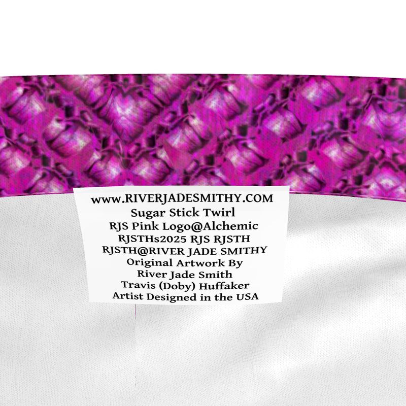 Luxury Pajama Shorts (Her/Muliebris)(Sugar Stick Twirl (Elder Gift) Pink Logo@Alchemic) RJSTHs2025 RJS