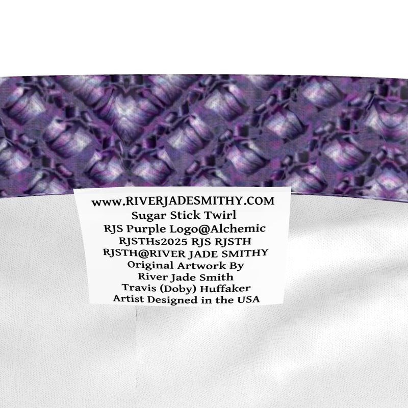 Luxury Pajama Shorts (Her/Muliebris)(Sugar Stick Twirl (Elder Gift) Purple Logo@Alchemic) RJSTHs2025 RJS