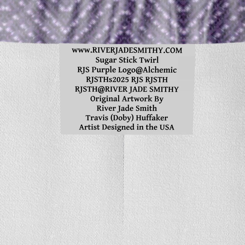 Luxury Pajama Trousers (Her/Muliebris)(Sugar Stick Twirl (Elder Gift) Purple Logo@Alchemic) RJSTHs2025 RJS