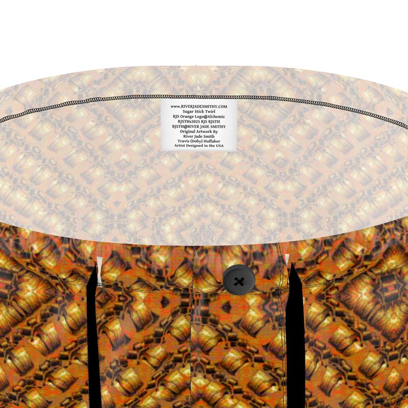 Luxury Pajama Shorts (His/Virilis)(Sugar Stick Twirl (Elder Gift) Orange Logo@Alchemic) RJSTHs2025 RJS