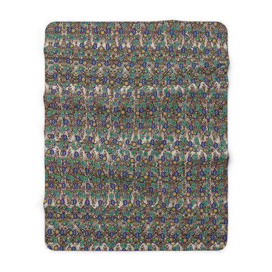 Caeli Opali Cantus Primus Sherpa Fleece Blanket (Samhain Dream Thaw 3 of 15 Tres ex Quindecim) RJSTHS2025 RJS