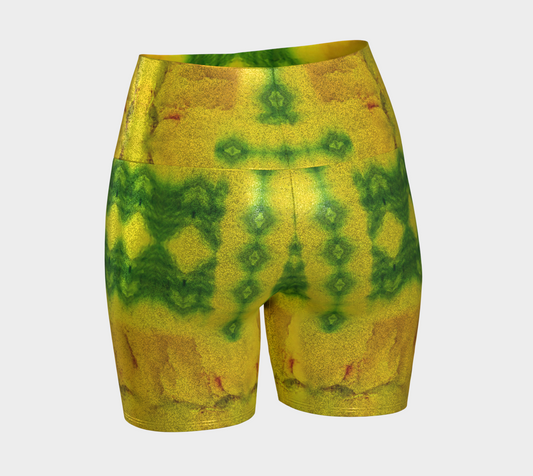 Glitter Yoga Shorts (Muliebris/Virilis)(Purely Jade Light) RJSTHs2024 RJS