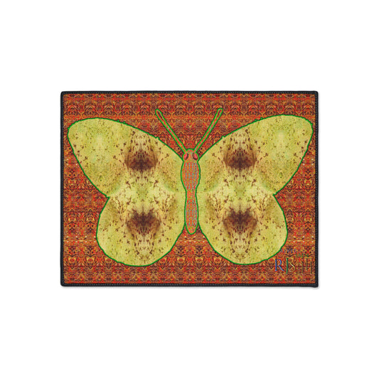 Heavy Duty Floor Mat (Butterfly Glade Denizen & Samhain Dream Thaw 15 & Orange Logo@Alchemic) RJSTH@Fabric#2_3 of 16 RJSTHw2025 RJS