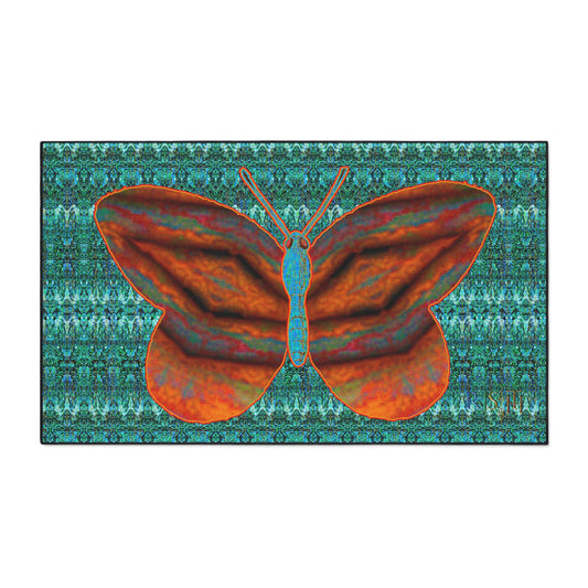 Heavy Duty Floor Mat (Butterfly Glade Denizen & Samhain Dream Thaw 12 & Blue Logo@Alchemic) RJSTH@Fabric#12_11 of 16 RJSTHw2025 RJS