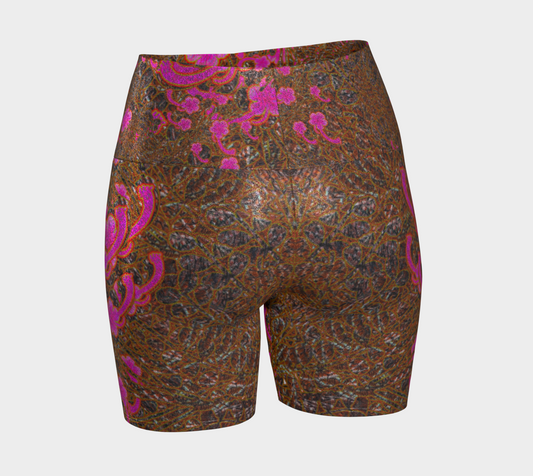 Glitter Yoga Shorts (Muliebris/Virilis)(Seventh WindSong Flower) RJSTH@Fabric#7 RJSTHs2024 RJS