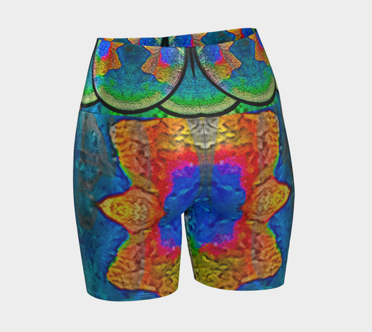 Glitter Yoga Shorts (Muliebris/Virilis)(Opal Skies Cantus Primus) RJSTHs2024 RJS