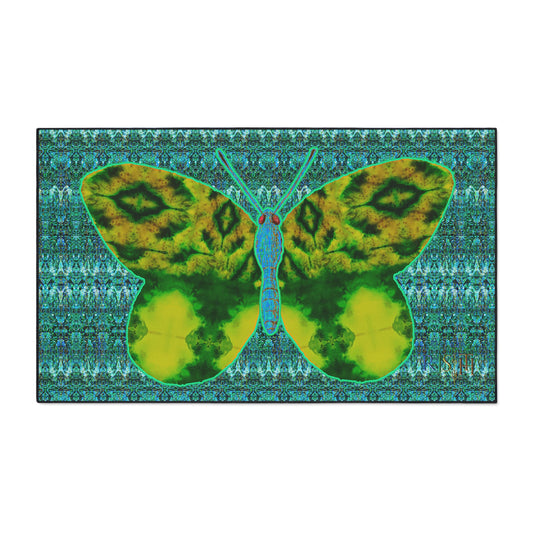 Heavy Duty Floor Mat (Butterfly Glade Denizen & Samhain Dream Thaw 12 & Blue Logo@Alchemic) RJSTH@Fabric#10_7 of 16 RJSTHw2025 RJS