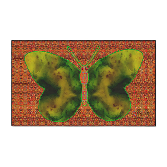 Heavy Duty Floor Mat (Butterfly Glade Denizen & Samhain Dream Thaw 15 & Orange Logo@Alchemic) RJSTH@Fabric#3_13 of 16 RJSTHw2025 RJS