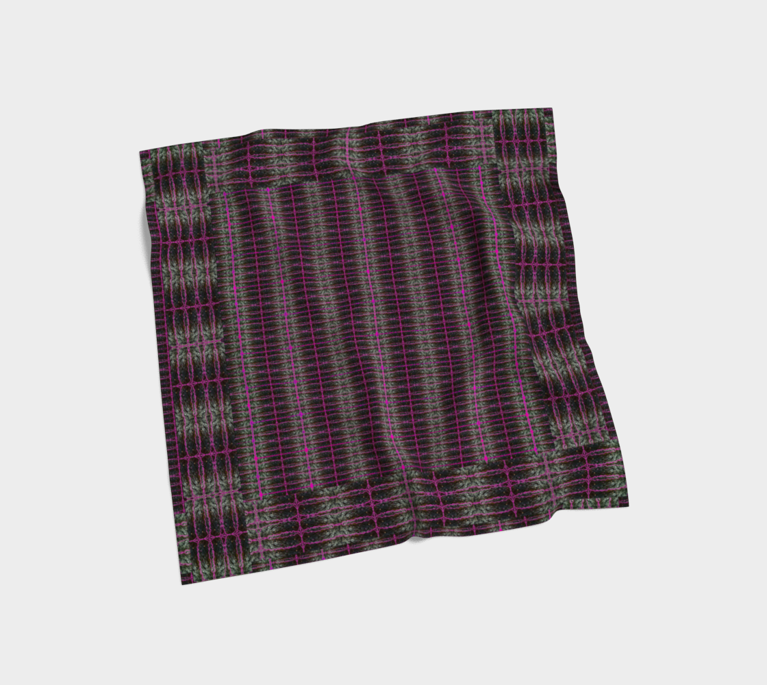 Silk Art Scarf (Vitta Serica Artis)(Rind#9 Tree Link Pink Logo) RJSTH@Fabric#9 RJSTHW2026 RJS
