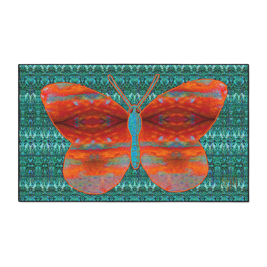 Heavy Duty Floor Mat (Butterfly Glade Denizen & Samhain Dream Thaw 12 & Blue Logo@Alchemic) RJSTH@Fabric#12_10 of 16 RJSTHw2025 RJS