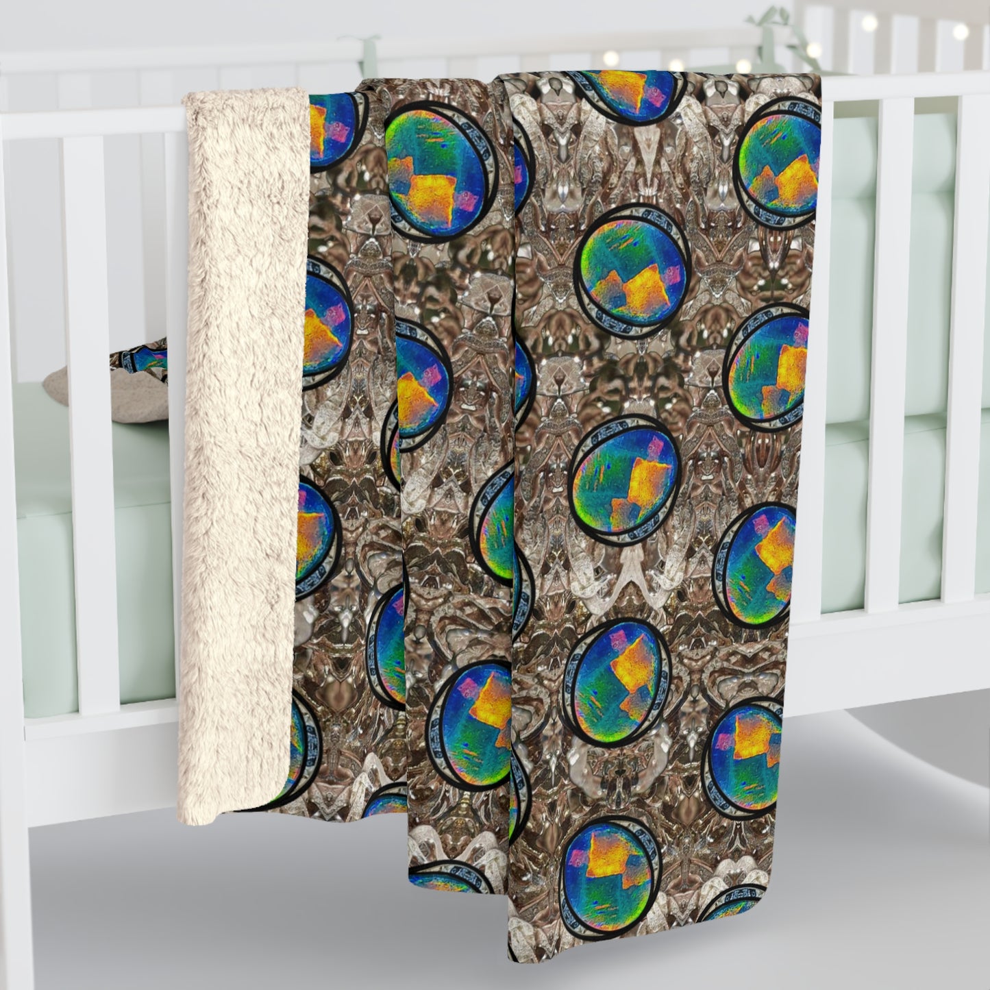 Caeli Opali Cantus Primus Sherpa Fleece Blanket (Samhain Dream Thaw 12 of15 Duodecim ex Quindecim) RJSTHS2025 RJS