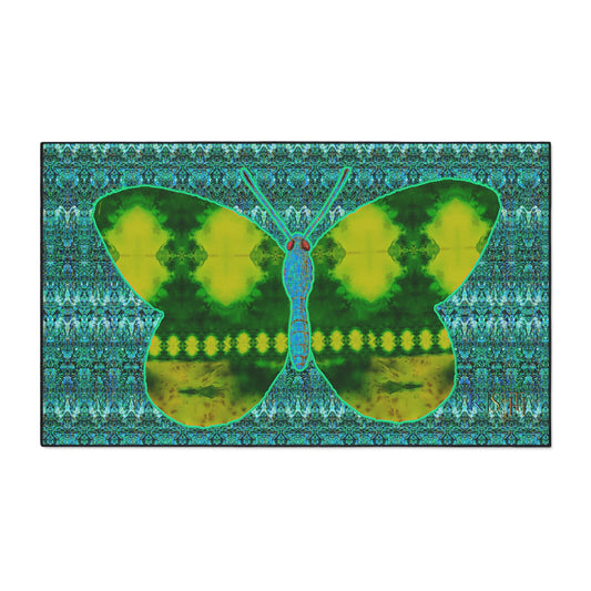 Heavy Duty Floor Mat (Butterfly Glade Denizen & Samhain Dream Thaw 12 & Blue Logo@Alchemic) RJSTH@Fabric#10_3 of 16 RJSTHw2025 RJS