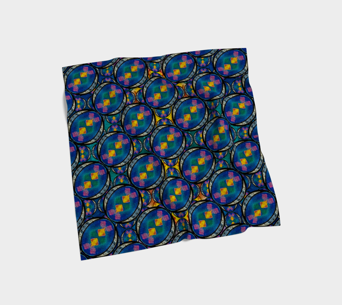 Silk Art Scarf (Vitta Serica Artis)(Opal Skies Cantus Primus) RJSTHW2026 RJS