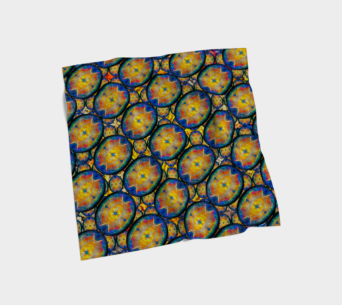 Silk Art Scarf (Vitta Serica Artis)(Opal Skies Cantus Primus) RJSTHW2026 RJS