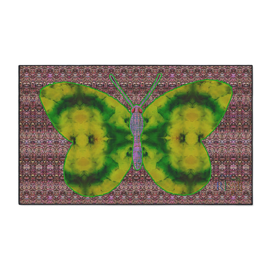 Heavy Duty Floor Mat (Butterfly Glade Denizen & Samhain Dream Thaw 14 & Purple Logo@Alchemic) RJSTH@Fabric#5_9 of 18 RJSTHw2025 RJS