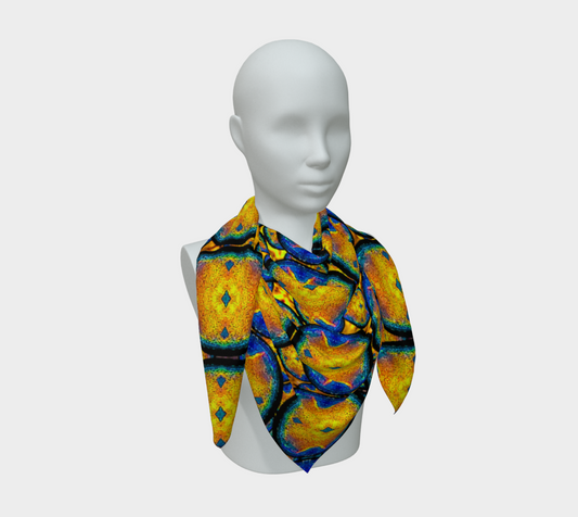 Silk Art Scarf (Vitta Serica Artis)(Opal Skies Cantus Primus) RJSTHW2026 RJS