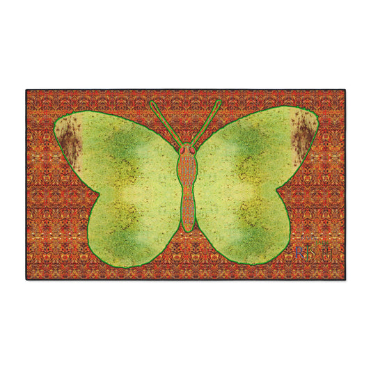 Heavy Duty Floor Mat (Butterfly Glade Denizen & Samhain Dream Thaw 15 & Orange Logo@Alchemic) RJSTH@Fabric#2_14 of 16 RJSTHw2025 RJS