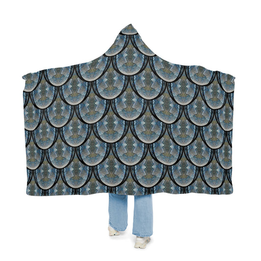 Hooded Snuggle Blanket (Opal Skies Cantus Primus "Lūminōsitās") RJSTHs2024 RJS