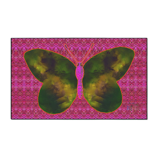 Heavy Duty Floor Mat (Butterfly Glade Denizen & Samhain Dream Thaw 13 & Pink Logo@Alchemic) RJSTH@Fabric#7_9 of 14 RJSTHw2025 RJS