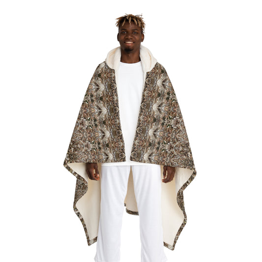 Cream Hooded Sherpa Fleece Blanket (Samhain Dream Thaw 9 of 15 Novem ex Quindecim) RJSTHw2023 RJS