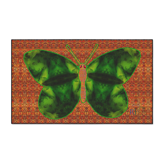 Heavy Duty Floor Mat (Butterfly Glade Denizen & Samhain Dream Thaw 15 & Orange Logo@Alchemic) RJSTH@Fabric#3_10 of 16 RJSTHw2025 RJS