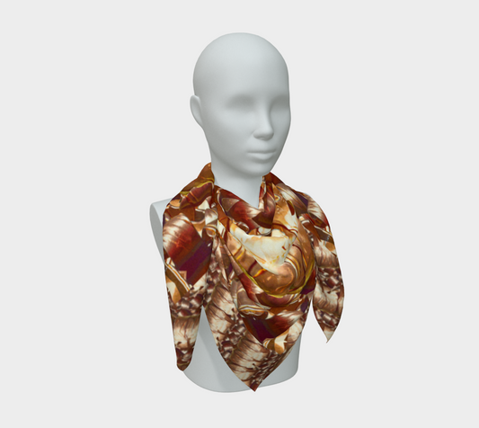 Silk Art Scarf (Vitta Serica Artis)(Copper Workshop) RJSTHS2026 RJS