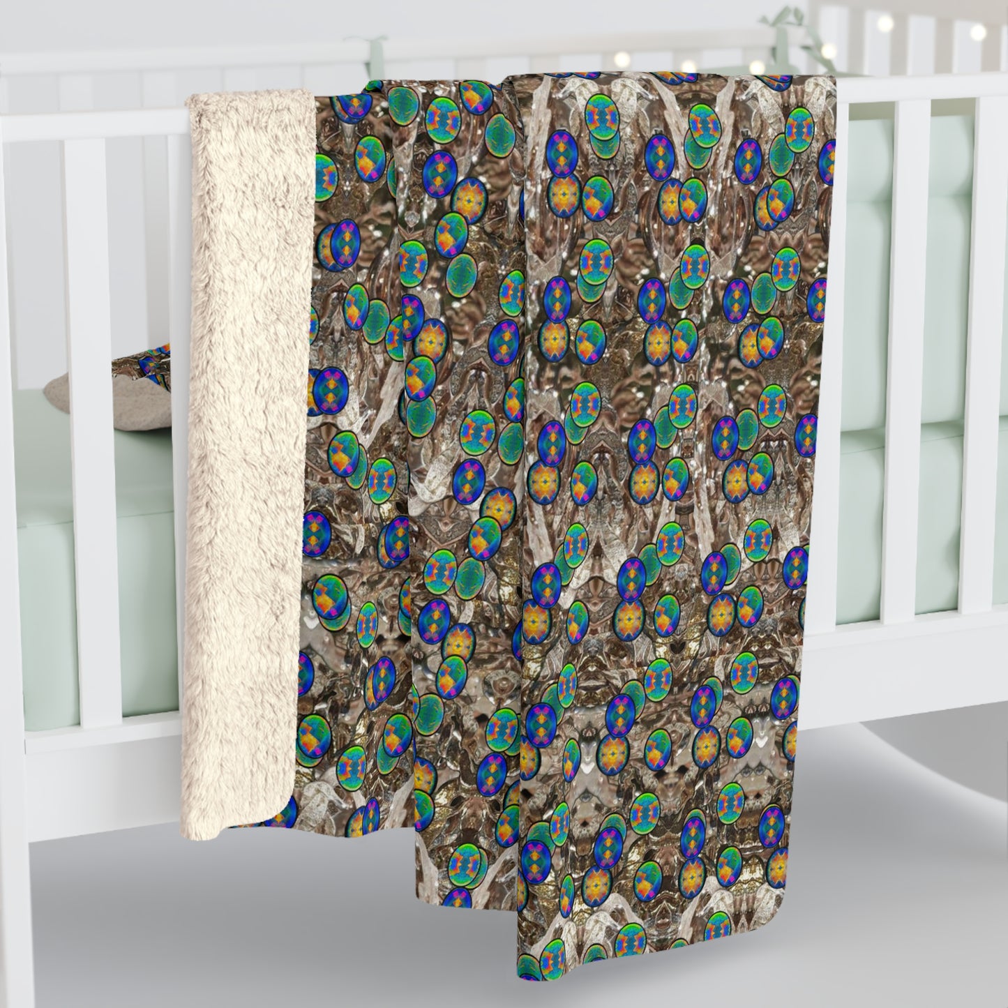 Caeli Opali Cantus Primus Sherpa Fleece Blanket (Samhain Dream Thaw 3 of 15 Tres ex Quindecim) RJSTHS2025 RJS