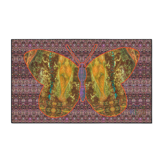 Heavy Duty Floor Mat (Butterfly Glade Denizen & Samhain Dream Thaw 14 & Purple Logo@Alchemic) RJSTH@Fabric#6_3 of 16 RJSTHw2025 RJS