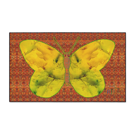 Heavy Duty Floor Mat (Butterfly Glade Denizen & Samhain Dream Thaw 15 & Orange Logo@Alchemic) RJSTH@Fabric#1_14 of 15 RJSTHw2025 RJS