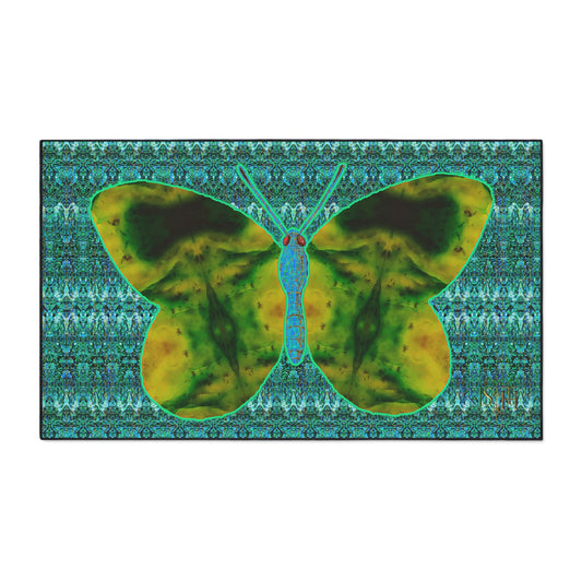 Heavy Duty Floor Mat (Butterfly Glade Denizen & Samhain Dream Thaw 12 & Blue Logo@Alchemic) RJSTH@Fabric#10_12 of 16 RJSTHw2025 RJS