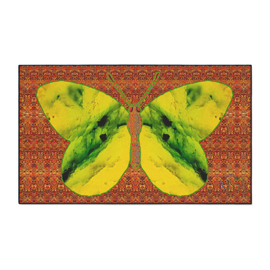 Heavy Duty Floor Mat (Butterfly Glade Denizen & Samhain Dream Thaw 15 & Orange Logo@Alchemic) RJSTH@Fabric#1_12 of 15 RJSTHw2025 RJS