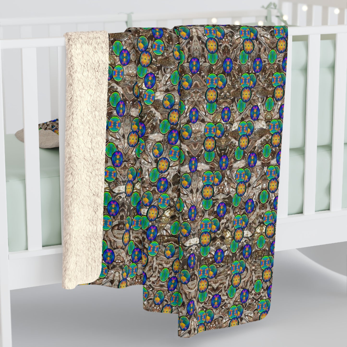 Caeli Opali Cantus Primus Sherpa Fleece Blanket (Samhain Dream Thaw 2 of 15 Duo ex Quindecim) RJSTHS2025 RJS