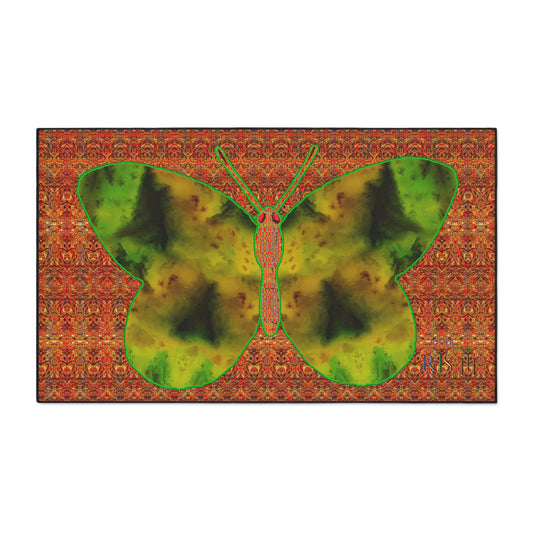 Heavy Duty Floor Mat (Butterfly Glade Denizen & Samhain Dream Thaw 15 & Orange Logo@Alchemic) RJSTH@Fabric#3_4 of 16 RJSTHw2025 RJS