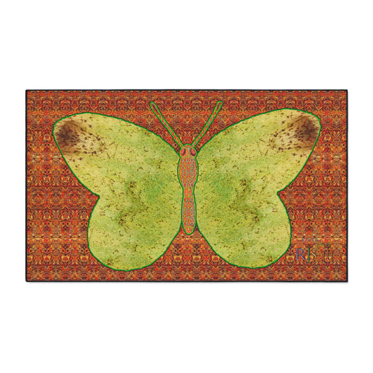 Heavy Duty Floor Mat (Butterfly Glade Denizen & Samhain Dream Thaw 15 & Orange Logo@Alchemic) RJSTH@Fabric#2_5 of 16 RJSTHw2025 RJS