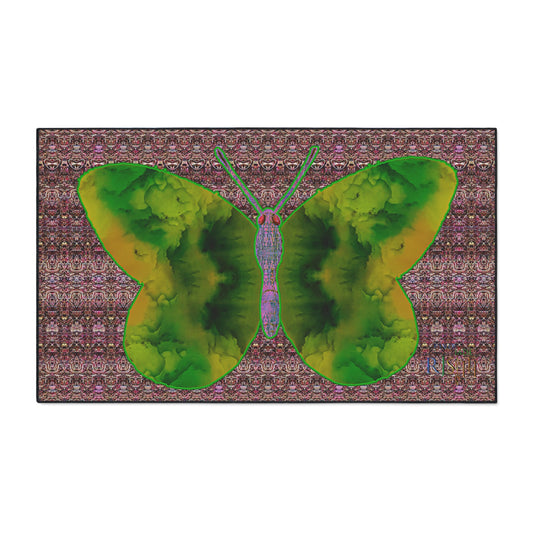 Heavy Duty Floor Mat (Butterfly Glade Denizen & Samhain Dream Thaw 14 & Purple Logo@Alchemic) RJSTH@Fabric#5_12 of 18 RJSTHw2025 RJS