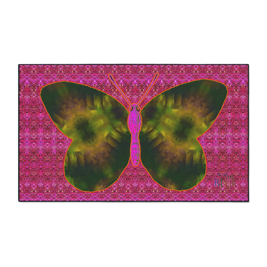 Heavy Duty Floor Mat (Butterfly Glade Denizen & Samhain Dream Thaw 13 & Pink Logo@Alchemic) RJSTH@Fabric#7_4 of 14 RJSTHw2025 RJS