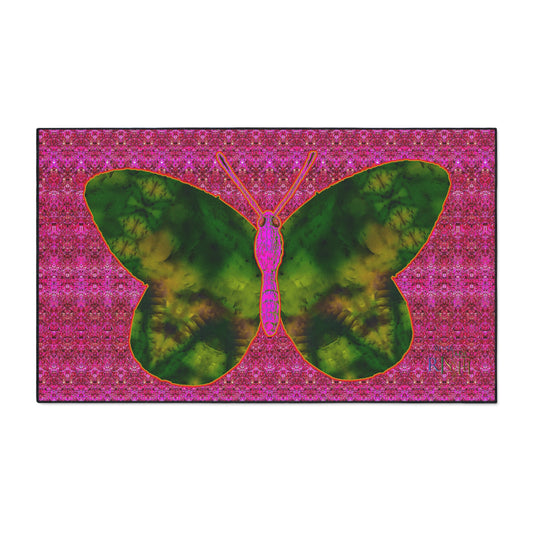 Heavy Duty Floor Mat (Butterfly Glade Denizen & Samhain Dream Thaw 13 & Pink Logo@Alchemic) RJSTH@Fabric#7_3 of 14 RJSTHw2025 RJS