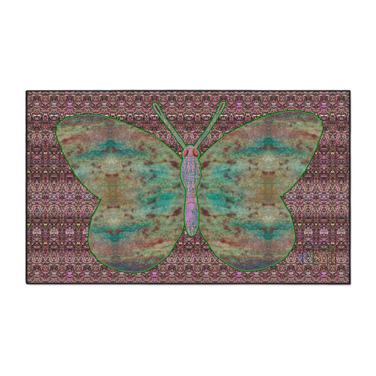 Heavy Duty Floor Mat (Butterfly Glade Denizen & Samhain Dream Thaw 14 & Purple Logo@Alchemic) RJSTH@Fabric#4_1 of 15 RJSTHw2025 RJS